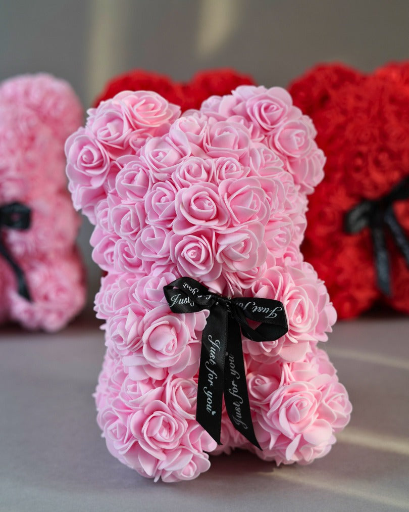 Eternal rose teddy bear