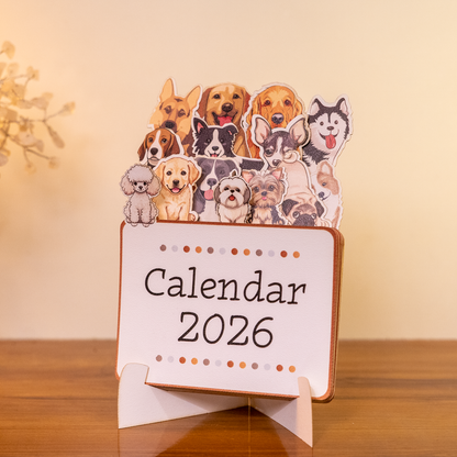 The Ultimate Dog Lovers Desk Calendar 2026