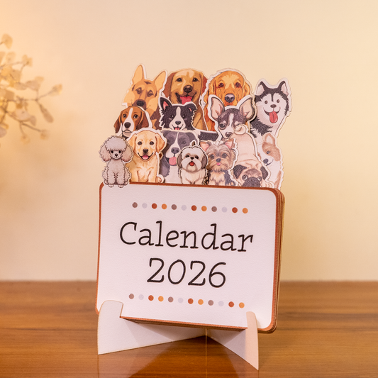 The Ultimate Dog Lovers Desk Calendar 2026