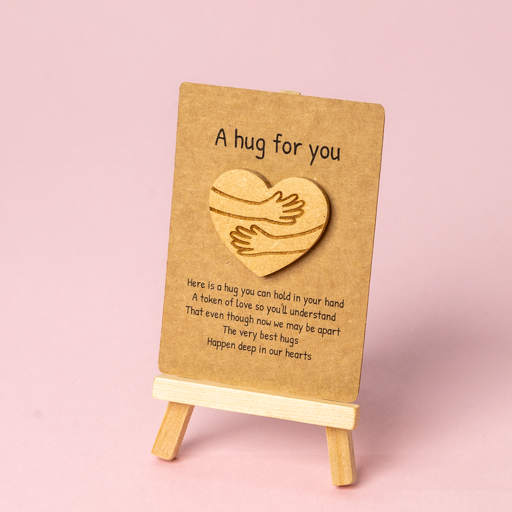 “A Hug for You” Pocket Hug Keepsake Card