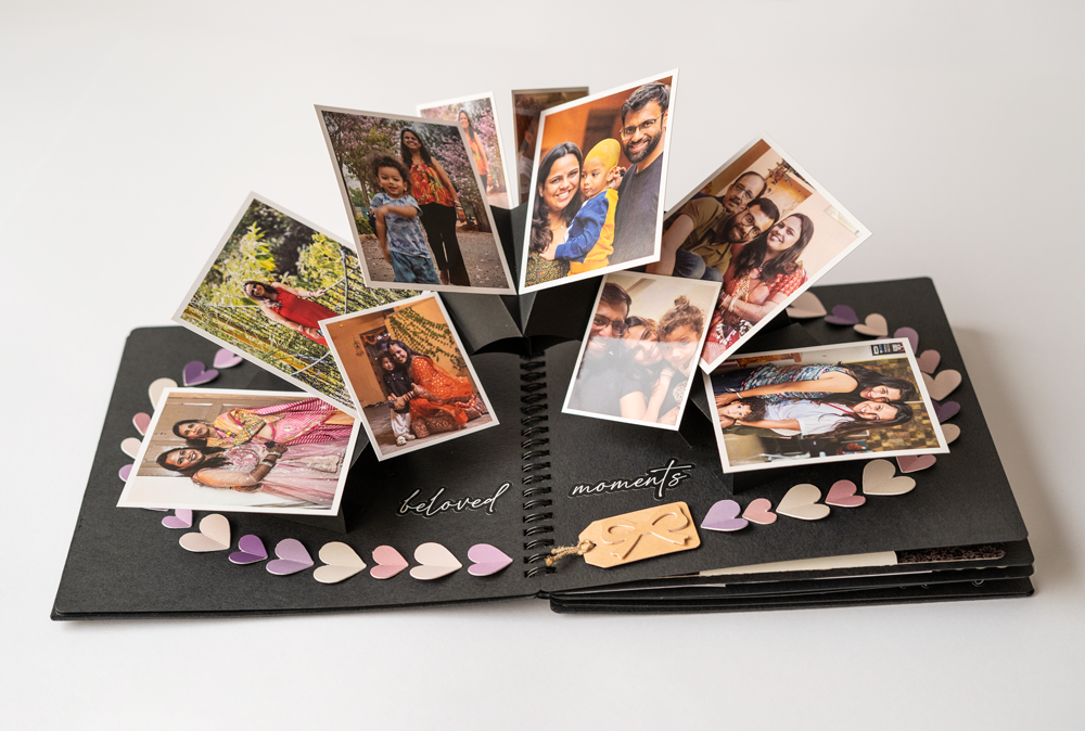 Handmade Scrapbook Album – Jar of Hearts