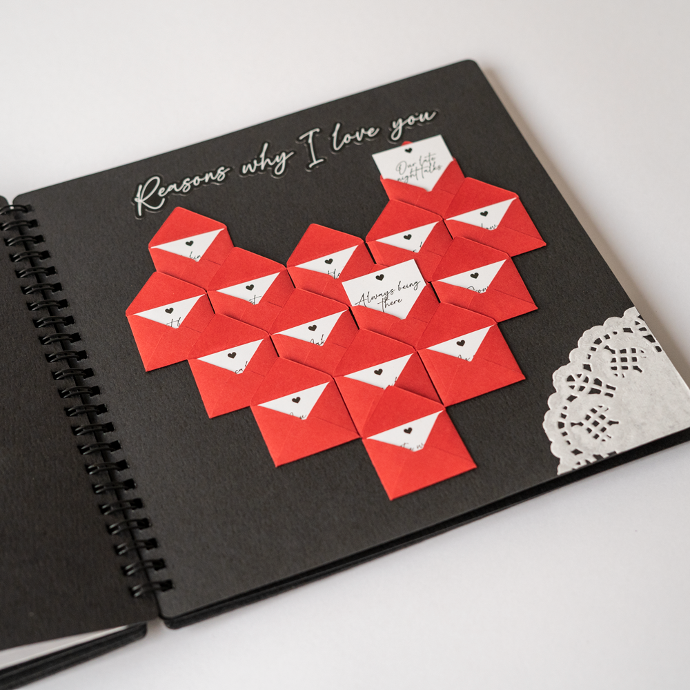Handmade Scrapbook Album – Jar of Hearts