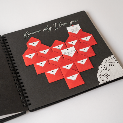 Handmade Scrapbook Album – Jar of Hearts