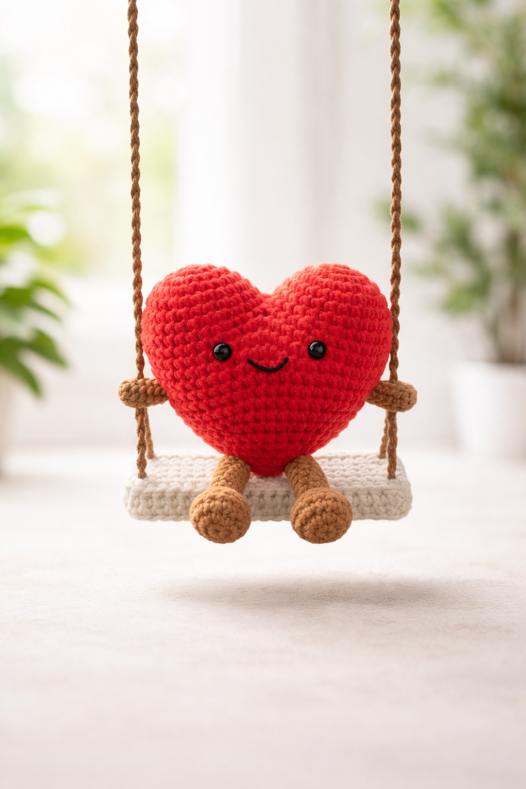 Hanging Heart Crochet Gift