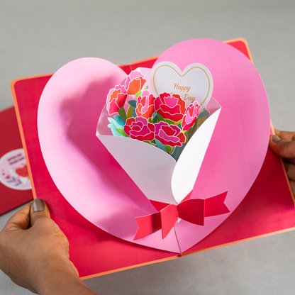 Rose Day Pop-up Card