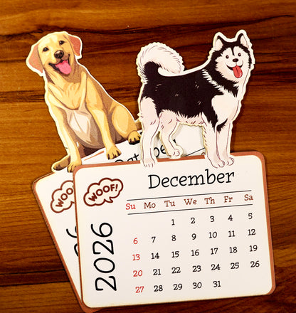 The Ultimate Dog Lovers Desk Calendar 2026