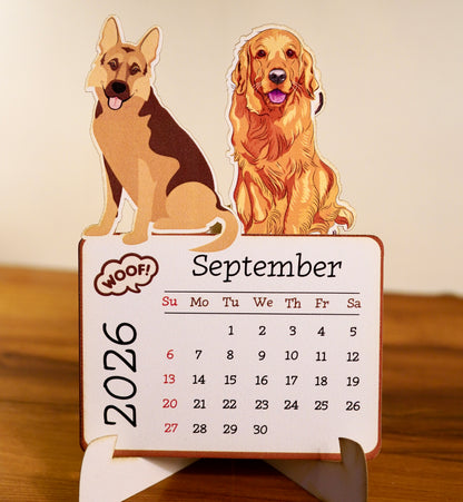 The Ultimate Dog Lovers Desk Calendar 2026