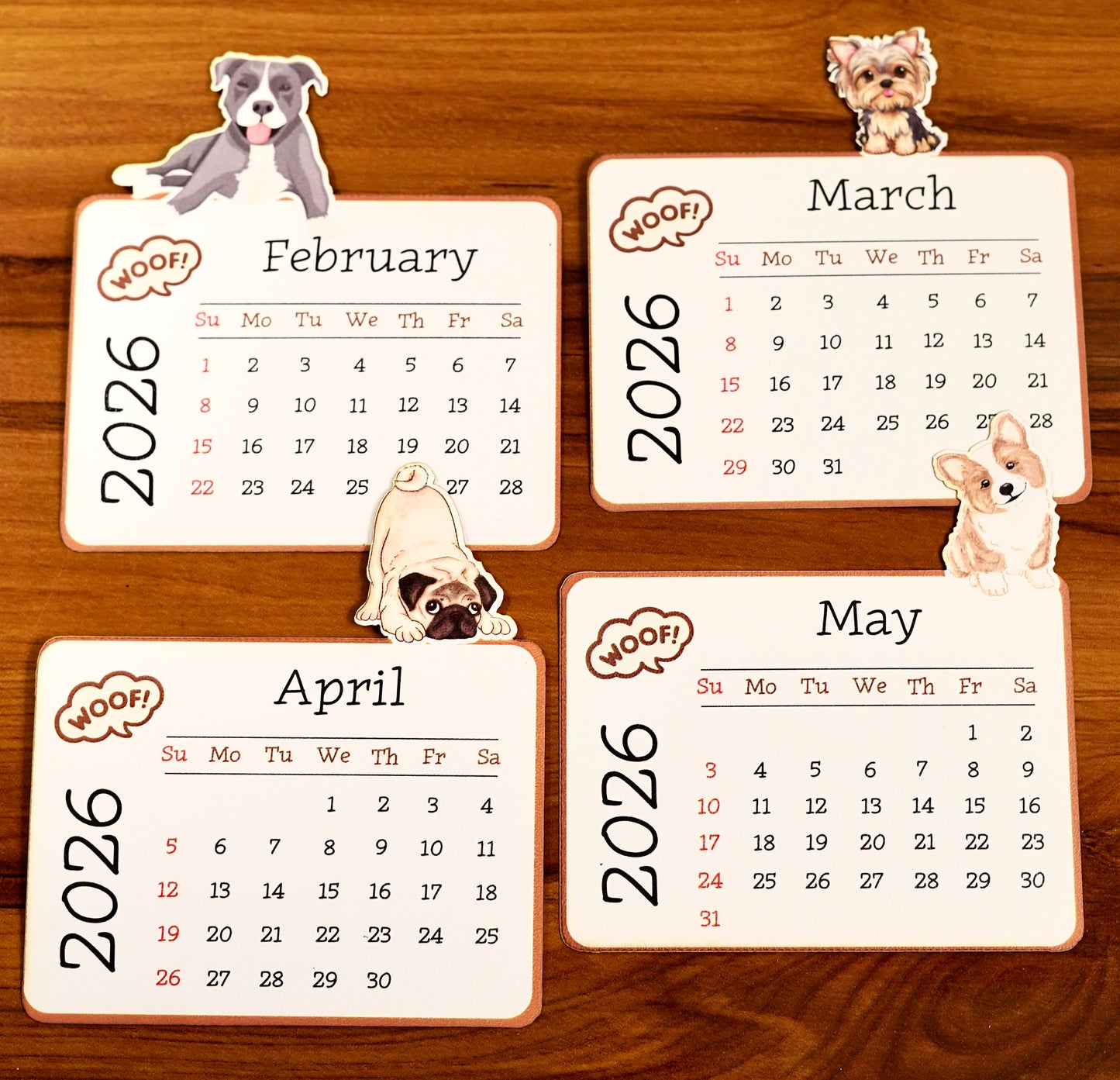 The Ultimate Dog Lovers Desk Calendar 2026