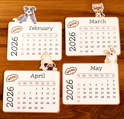 The Ultimate Dog Lovers Desk Calendar 2026