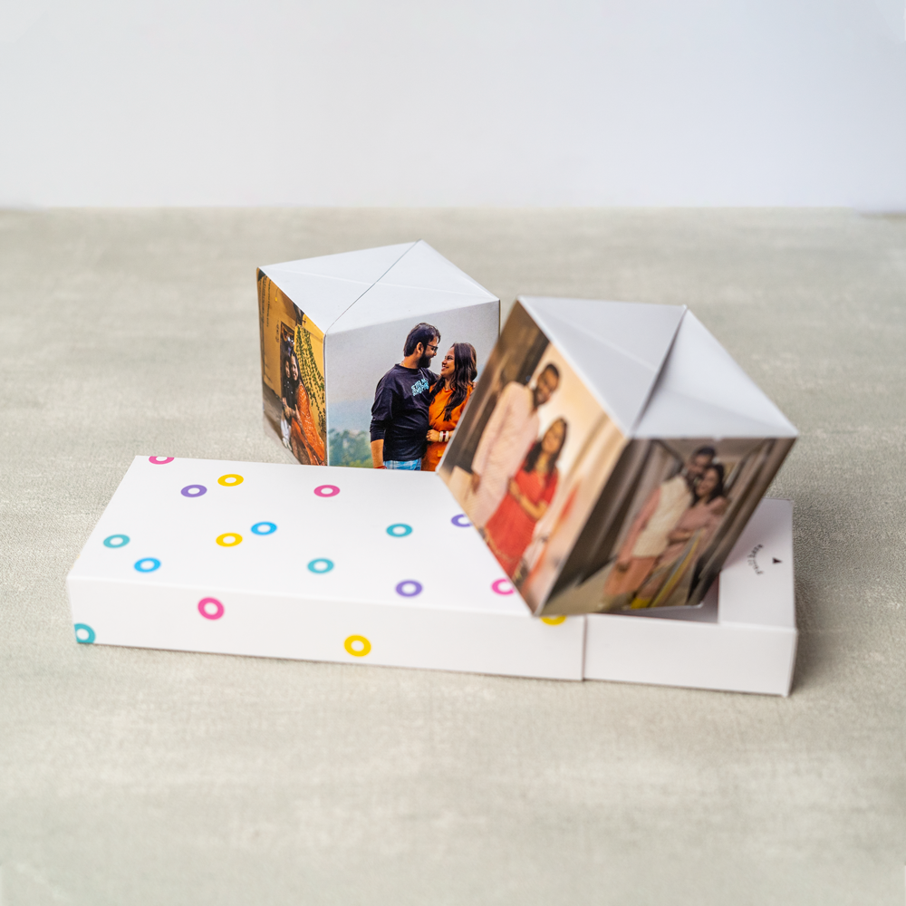 Personalised Pop-Up Photo Cube Gift Box