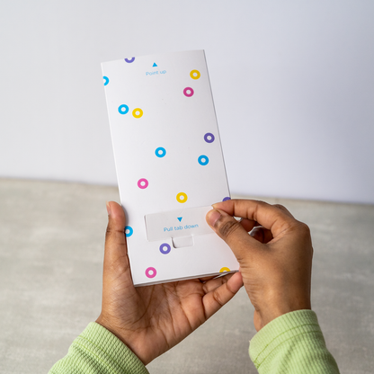 Personalised Confetti Shooter Photo Card