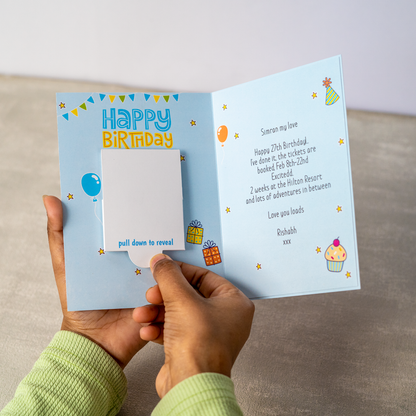 Personalised Birthday Confetti Pop-Up Card