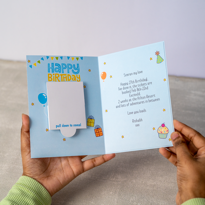 Personalised Birthday Confetti Pop-Up Card