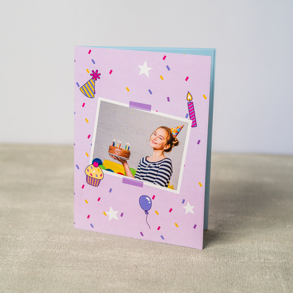 Personalised Birthday Confetti Pop-Up Card