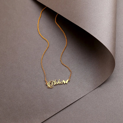 Personalised Butterfly Name Necklace
