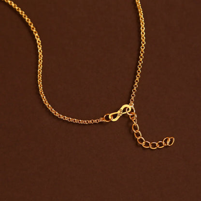 Personalised crown name necklace