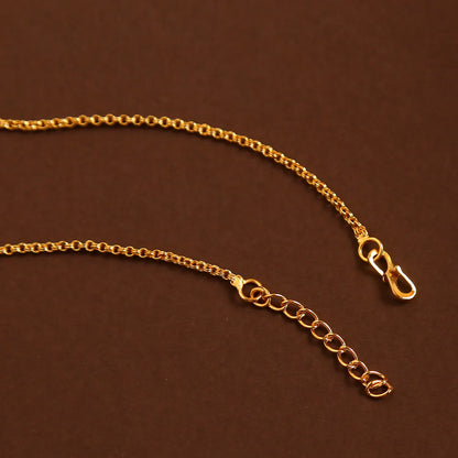 Personalised crown name necklace