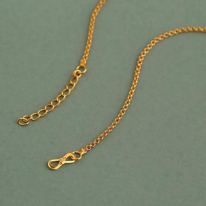 Personalised Crown Underlined Heart Name Necklace