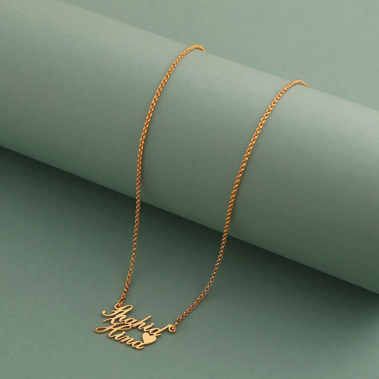 Personalised Forever Love Couple Name Necklace