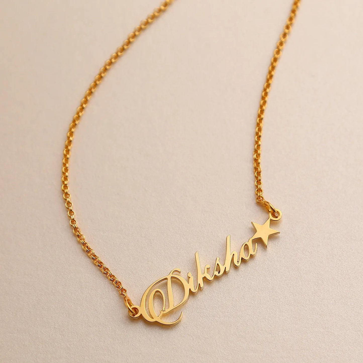Personalised Star Name Necklace