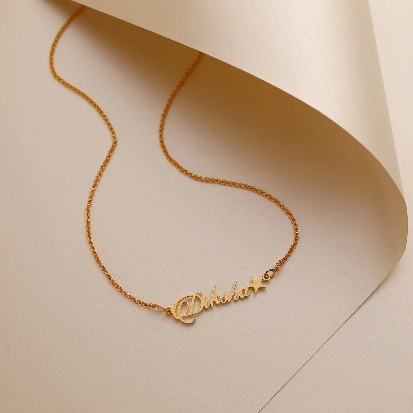 Personalised Star Name Necklace