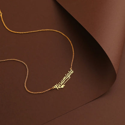 Personalised Underlined Name Necklace