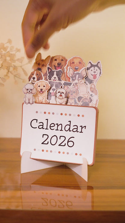 The Ultimate Dog Lovers Desk Calendar 2026