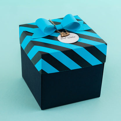 explosion box blue luxe