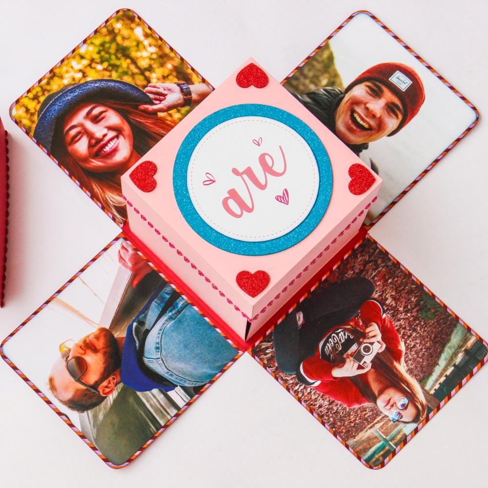 29 photo explosion box gift